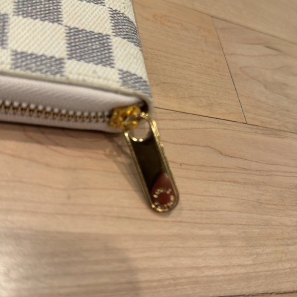 Large Logo Wallet Lot Checkered Copy Luxury - Picture 3 of 9